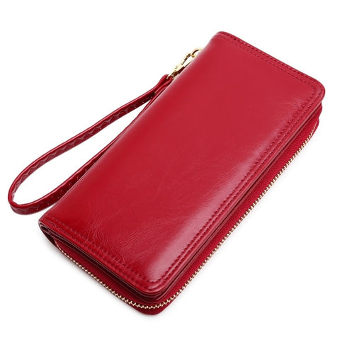 Red Long Wallet