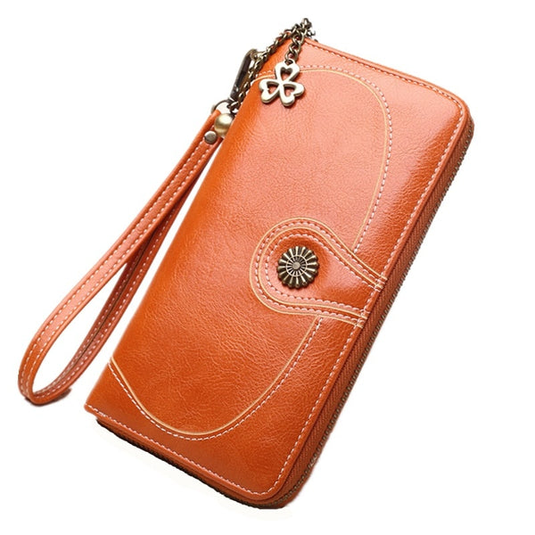 Oil Wax Leather Wallet