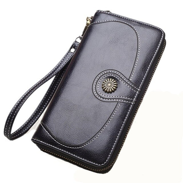 Oil Wax Leather Wallet