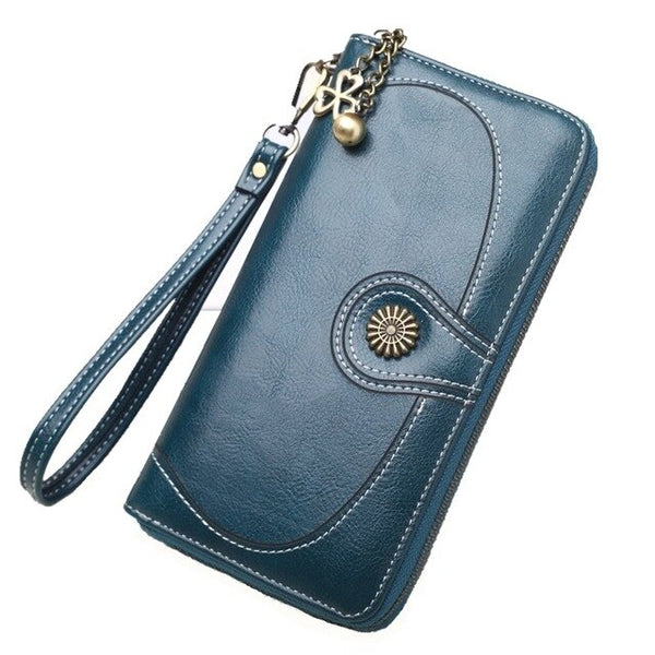 Oil Wax Leather Wallet