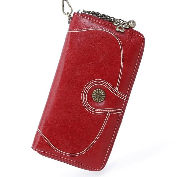 Oil Wax Leather Wallet
