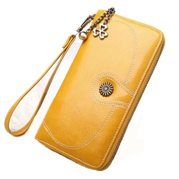 Oil Wax Leather Wallet