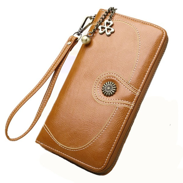 Oil Wax Leather Wallet