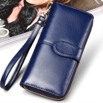 Black Oil Wax Wallet