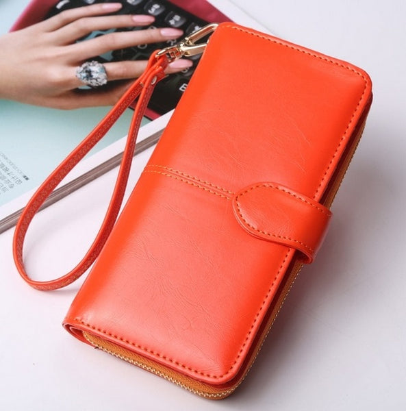 Black Oil Wax Wallet