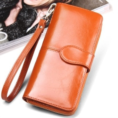 Black Oil Wax Wallet