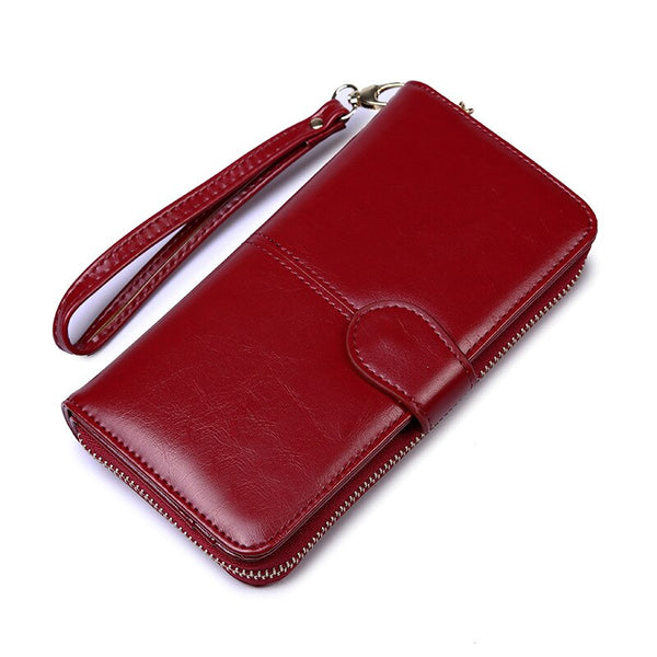 Black Oil Wax Wallet