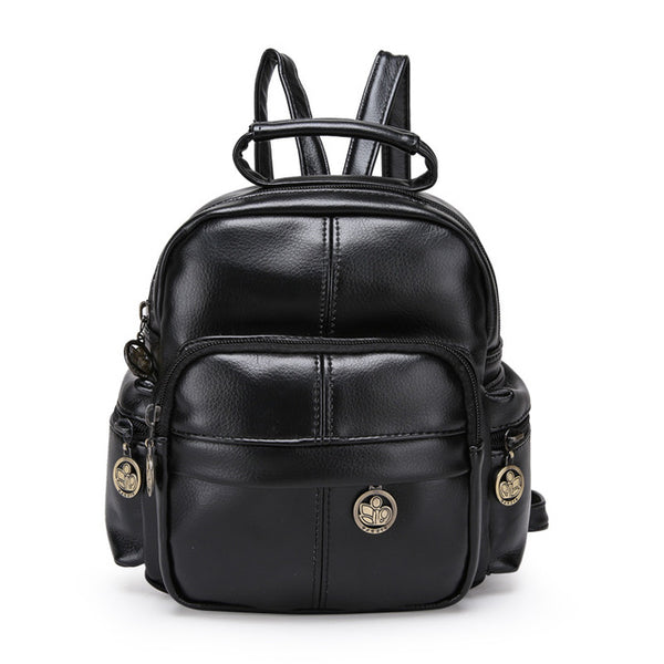 Leather Zipper Bag